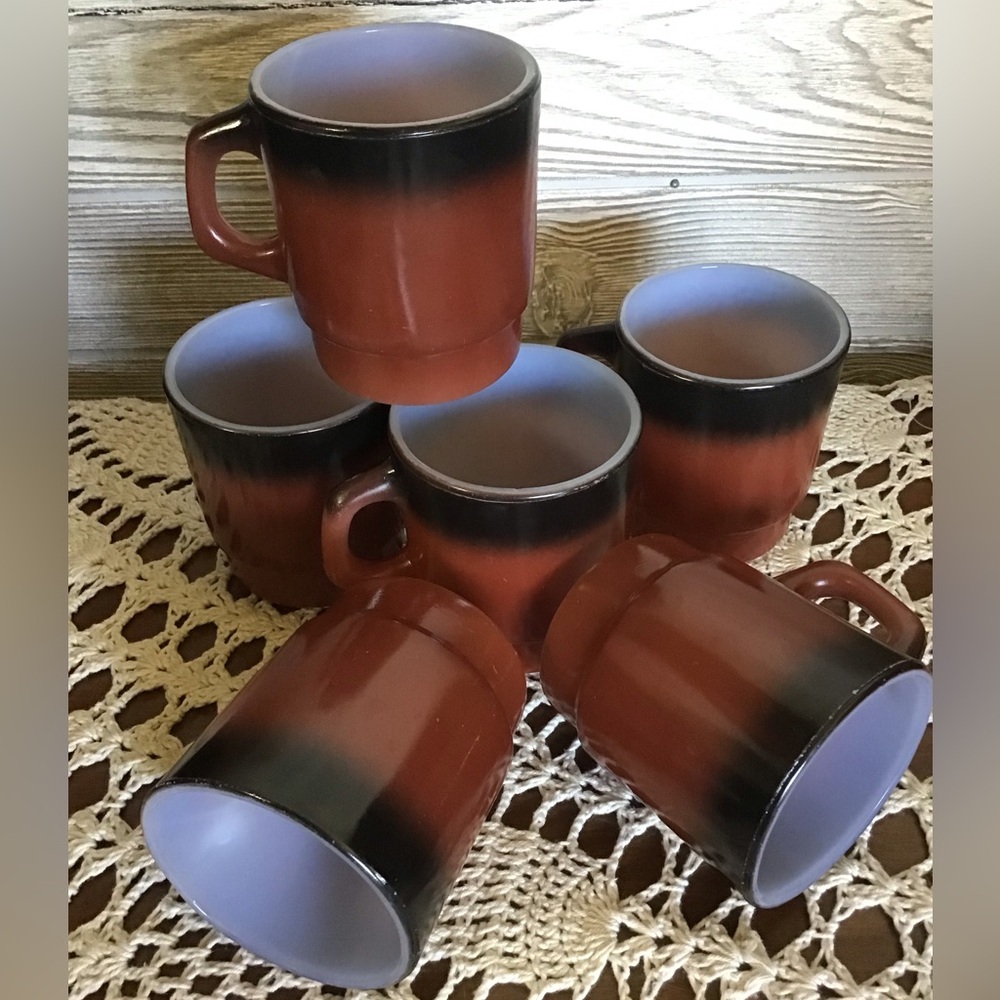Anchor Hocking Fireking Coffee mugs